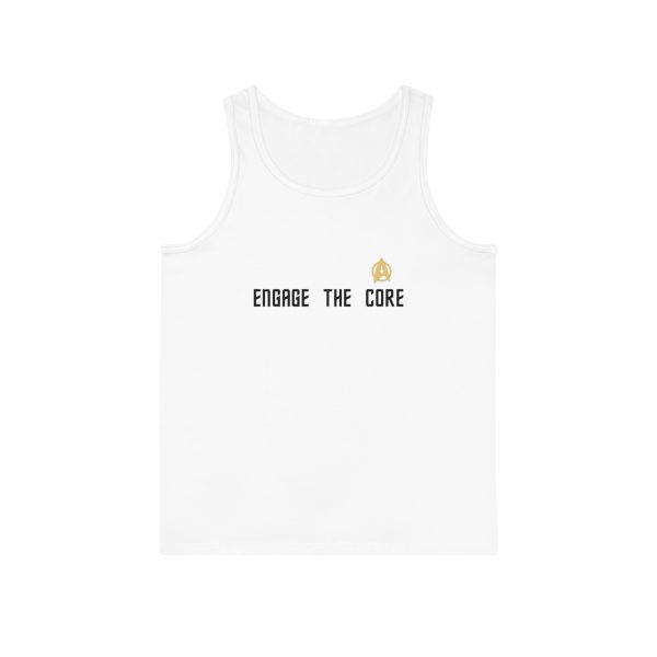 Engage The Core Unisex Softstyle Tank Top | Motivational Workout Tee, Gym Apparel, Summer Fashion, Fitness Gift, Activewear