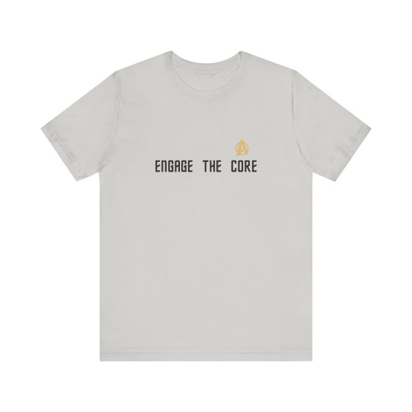 Engage the Core T-Shirt | Star Sci-Fi Shirt | Workout Geek Shirt | Funny Gym Shirt - Image 9