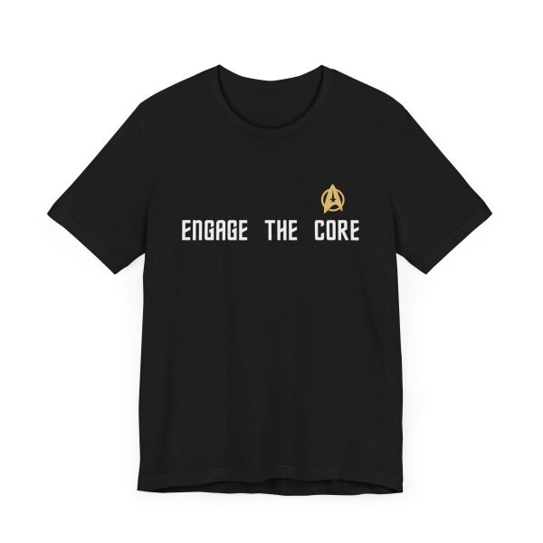 Engage the Core T-Shirt | Star Sci-Fi Shirt | Workout Geek Shirt | Funny Gym Shirt - Image 7