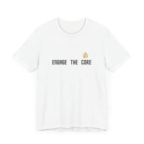 Engage the Core T-Shirt | Star Sci-Fi Shirt | Workout Geek Shirt | Funny Gym Shirt - Image 3