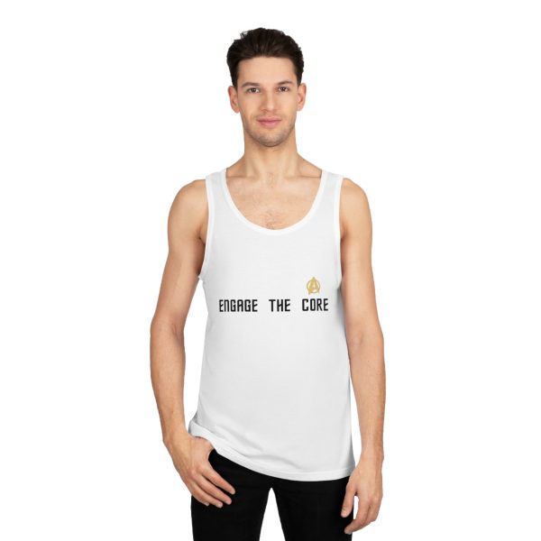 Engage The Core Unisex Softstyle Tank Top | Motivational Workout Tee, Gym Apparel, Summer Fashion, Fitness Gift, Activewear - Image 3