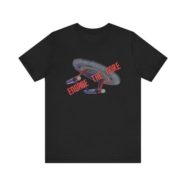 Engage the Core T-Shirt | Star Sci-Fi Shirt | Workout Geek Shirt | Funny Gym Shirt - Image 5