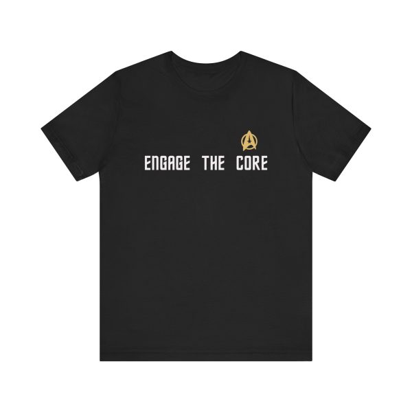 Engage the Core T-Shirt | Star Sci-Fi Shirt | Workout Geek Shirt | Funny Gym Shirt - Image 5