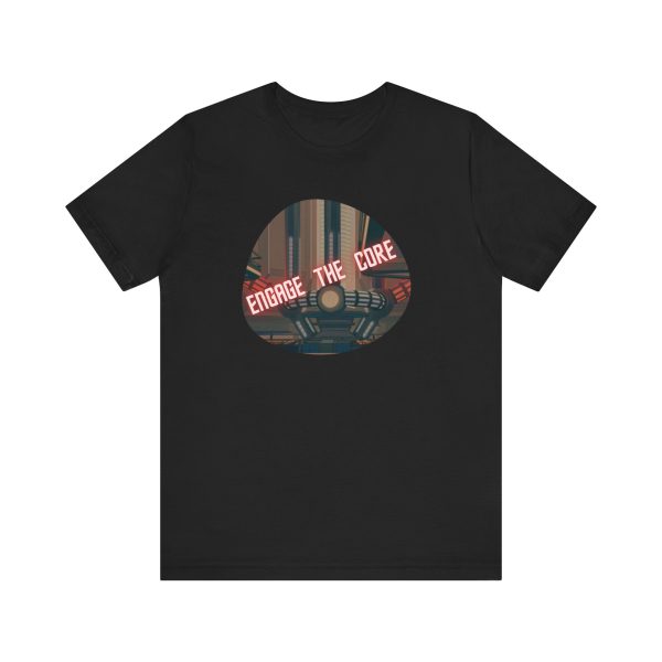 Engage the Core T-Shirt | Star Sci-Fi Shirt | Workout Geek Shirt | Funny Gym Shirt - Image 5