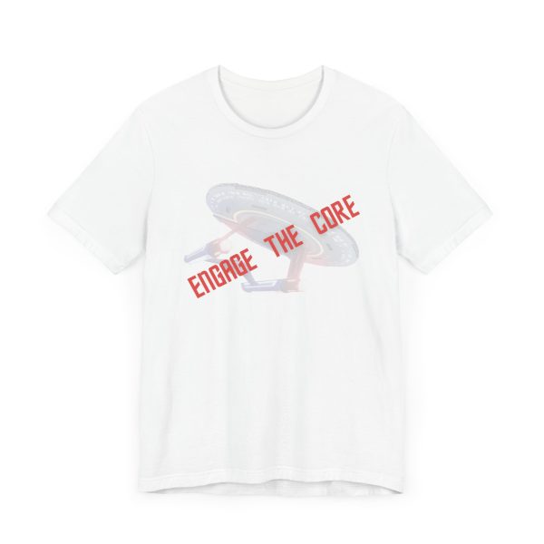 Engage the Core T-Shirt | Star Sci-Fi Shirt | Workout Geek Shirt | Funny Gym Shirt - Image 3