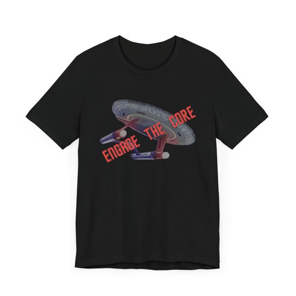 Engage the Core T-Shirt | Star Sci-Fi Shirt | Workout Geek Shirt | Funny Gym Shirt - Image 7