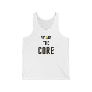 Star Trek Enthusiast Unisex Jersey Tank, Engaging Core Tank, Geek Chic Top, Science Fiction Apparel, Gift for Fans
